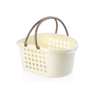 Laundry Clip Basket - Creamy