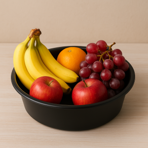 Alternative view of Verona plastic plate (size1)
