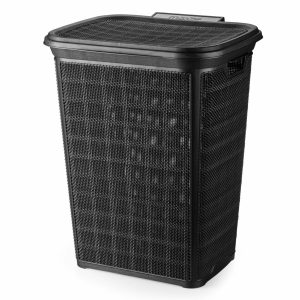 Laundry Basket Jutte With Cover (Boxed)