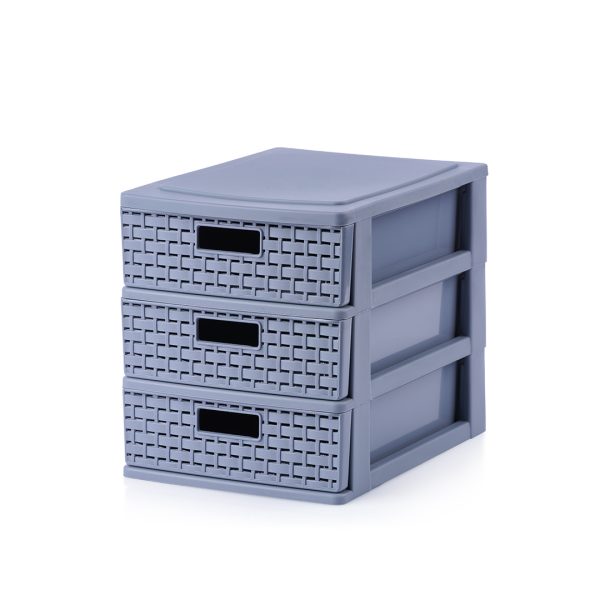 Rattan Drawers 3 Layers
