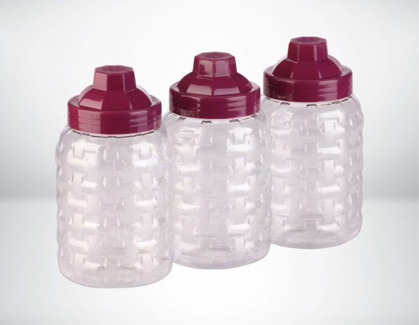 Rattan Jars Set 3/ 540 ml - Image 5