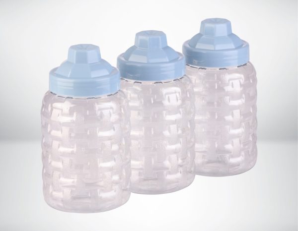 Rattan Jars Set 3/ 540 ml - Image 3