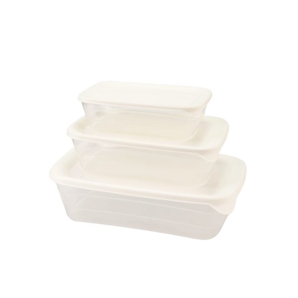 Rectangular food container set of 3 pc - Image 7