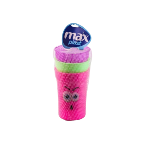 Alternative view of Smiley cup - set of 4