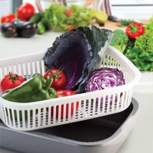 Alternative view of Regtangular Bowl With Strainer